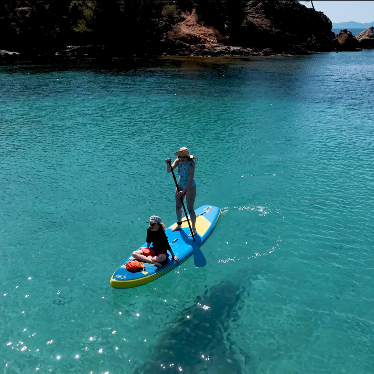 paddle silver sur l'eau