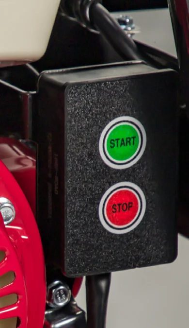 Botones START y STOP del PoolSam e-Start